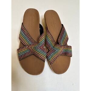 Skechers® Cali Beverlee Delighted Women's Wedge Sandals Sz 10 Summer Casual